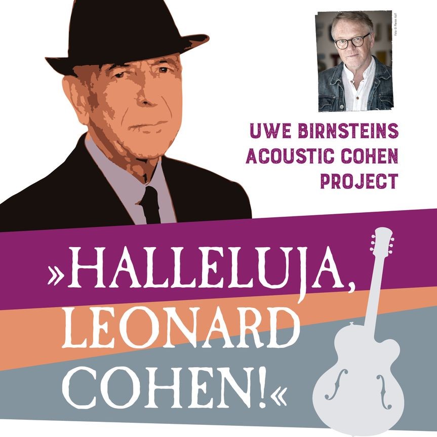 Portraits Leonard Cohen und Uwe Birnsteine (Interpret)