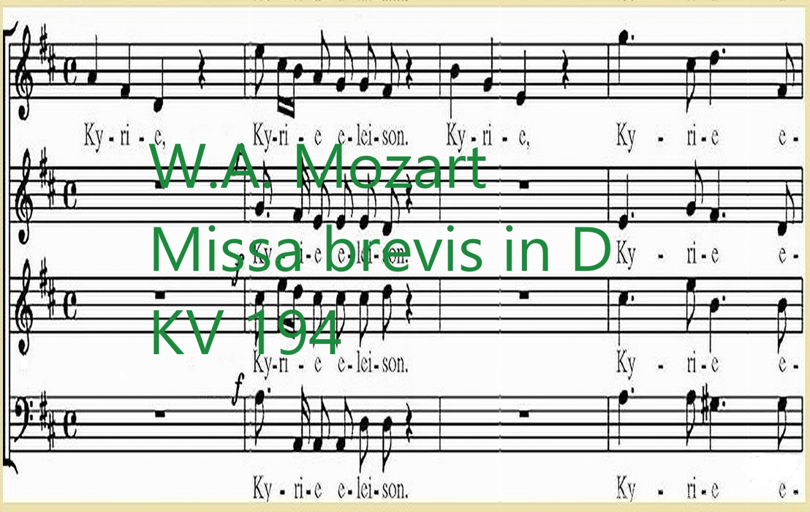 Mozartmesse im Gottesdienst